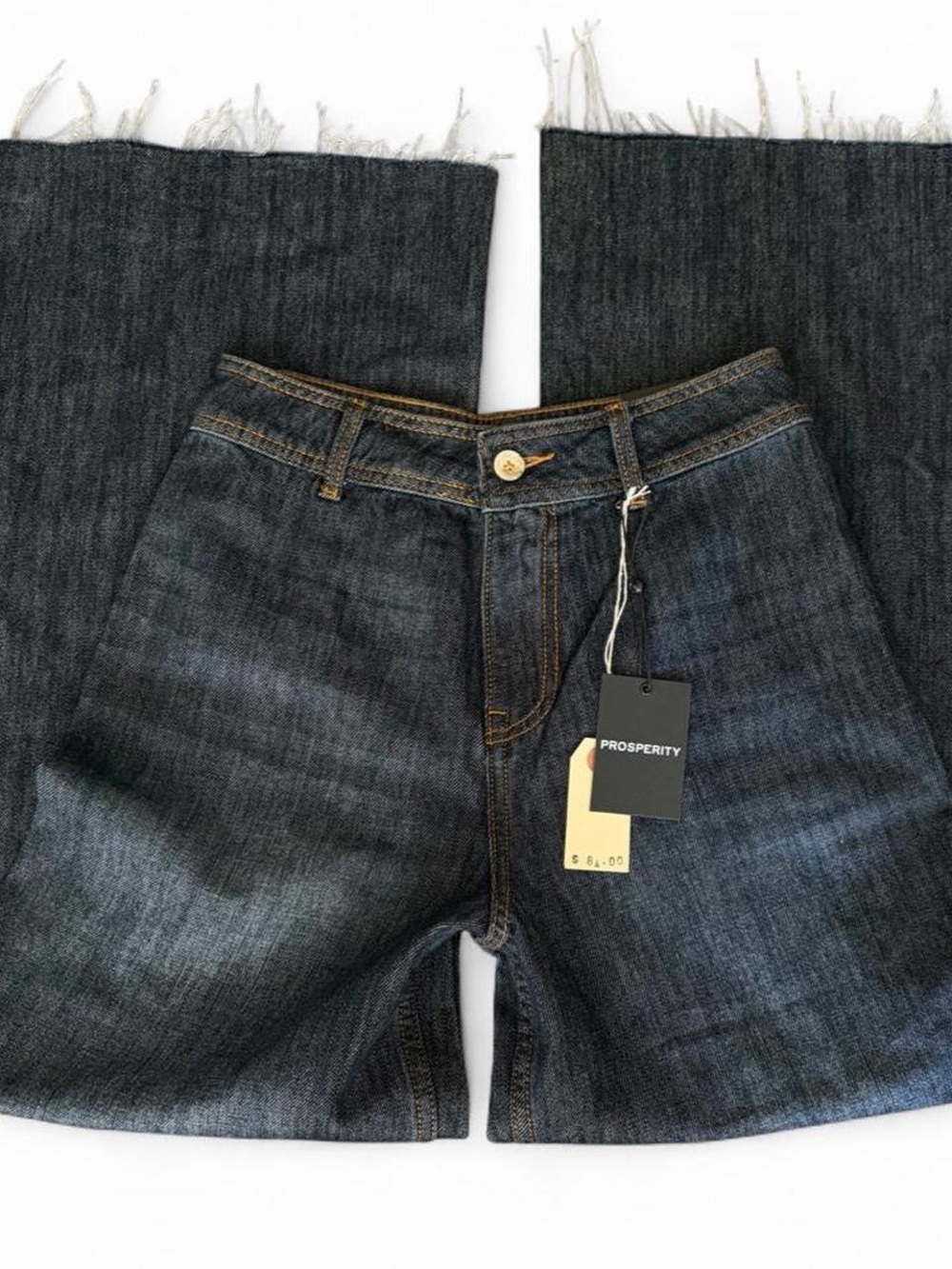 NWT Prosperity Women's Dark Wash Wide Leg Jeans Size 25